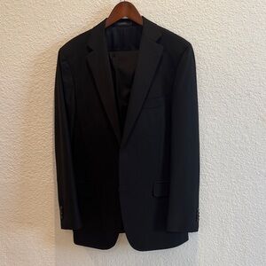 Suitsupply Black Men's Tailored Havana Tux Blazer and Pant